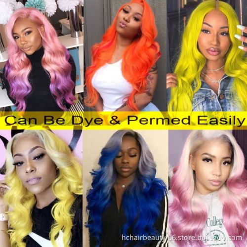 Glueless 613 Blonde Lace frontal Wig 100% Raw Unprocessed Virgin Brazilian Straight Honey Blonde Human Hair Full Lace Wigs